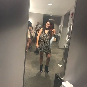 ***❤️💙SOLD❤️💙*****Leopard Mumu dress